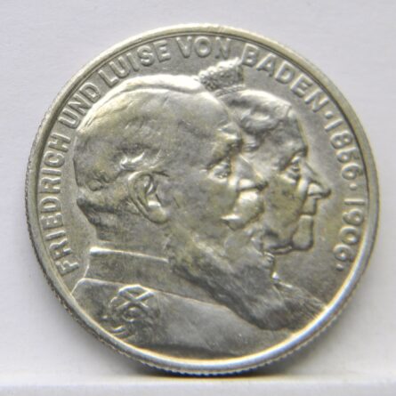 Germany Baden 1906 silver 2 Mark