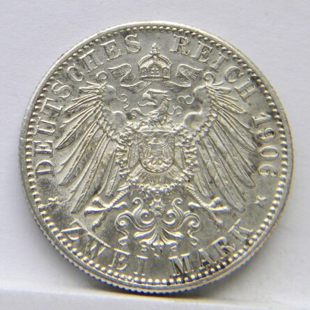 Germany Baden 1906 silver 2 Mark