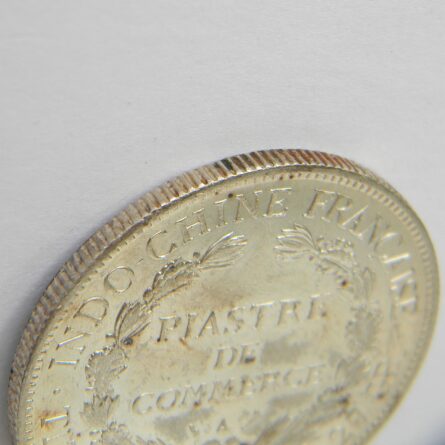 French Indo-China, colonial coinage large 1907-A silver Piastre; attractive XF+ - Image 5