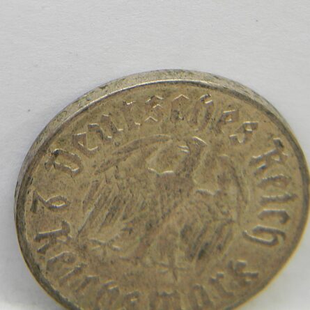 Germany, 3rd Reich Martin Luther 450th Anniversary commemorative 1933-F silver 2 Mark; UNC - Image 3