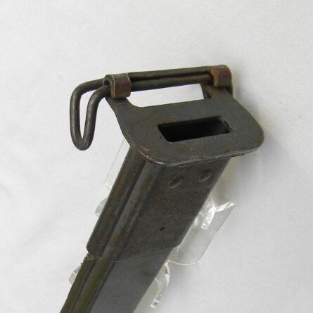 Vietnam War era US GEN CUT 1960th M1917 bayonet for 12-gauge trench gun, original BA Inc. scabbard, rare UNUSED - Image 14