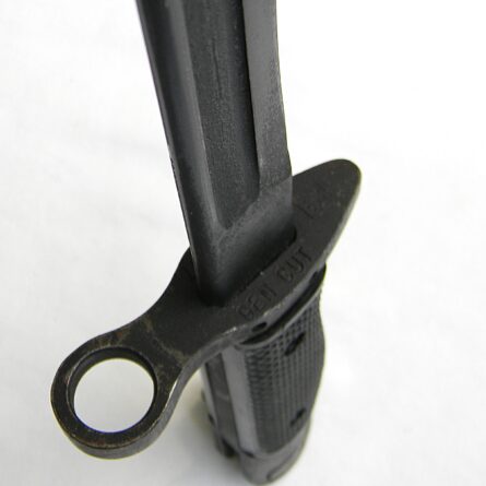 Vietnam War era US GEN CUT 1960th M1917 bayonet for 12-gauge trench gun, original BA Inc. scabbard, rare UNUSED - Image 6