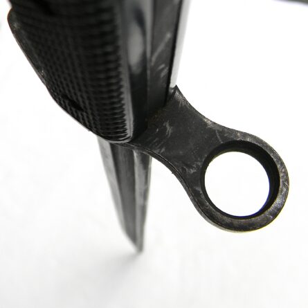 Vietnam War era US GEN CUT 1960th M1917 bayonet for 12-gauge trench gun, original BA Inc. scabbard, rare UNUSED - Image 9