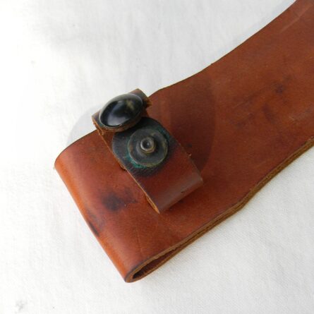 Rare early WW2 “red spacer” PAL Cutlery USN US Navy MK2 fighting knife, orig GI-initialed U.S.N. leather scabbard; excellent - Image 14