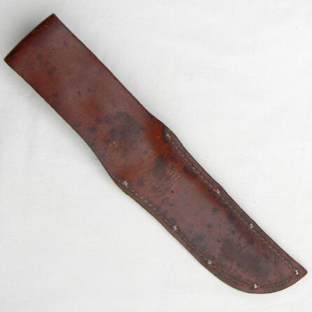 USA WW2 era Cattaraugus Quartermaster Knife model 225Q fighting knife, original scabbard; rare UNUSED - Image 4