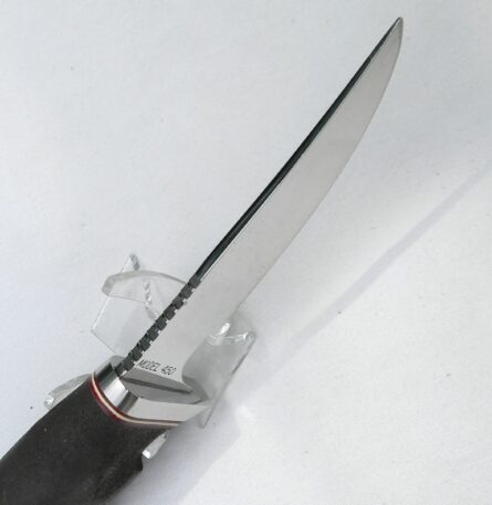 GERBER USA 1970th 450 Hunter-Skinner knife, Du Pont Cushion Grip handle, original sheath - Image 7