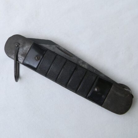 WW2 era scarce Colonial Cutlery huge folding knife from US Navy/Air Corps pilot's survival kit, scarce original USN pouch included - Image 6