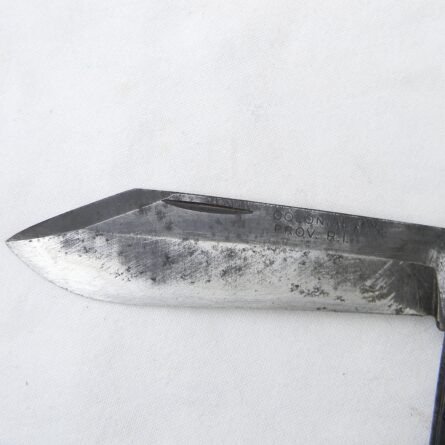 WW2 era scarce Colonial Cutlery huge folding knife from US Navy/Air Corps pilot's survival kit, scarce original USN pouch included - Image 9