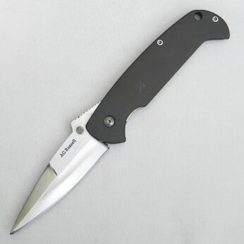 AG Russell titanium handle folding dagger