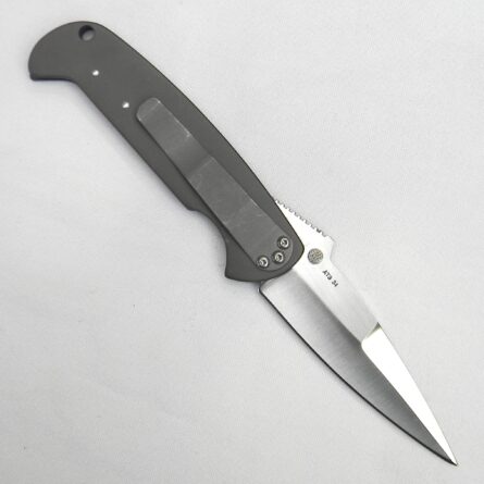 AG Russell titanium handle folding dagger