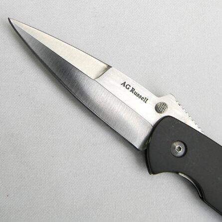 AG Russell USA rare pre-production titanium folding dagger, ATS34 blade, 1990th; UNUSED - Image 8