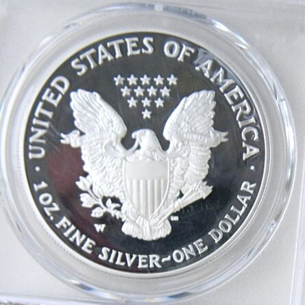 USA 2005-W $1 Silver Eagle, PCGS PR70DCAM Proof Deep Cameo, rare top grade - Image 5