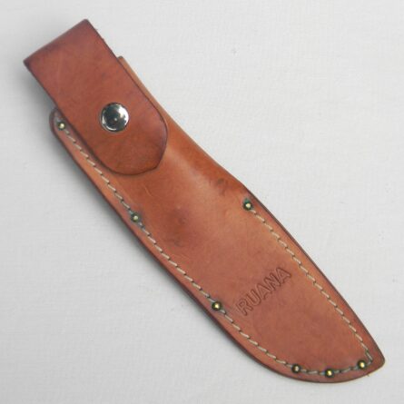 Rudy Ruana, USA vintage model 6BD Skinner knife, original sheath; rare UNUSED - Image 2