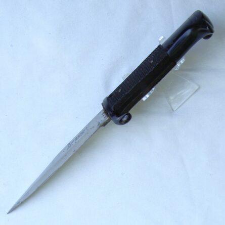 Anton Wingen Jr, Germany WW1 Aufpflanzbares Kampfmesser - Fixable Combat Knife OTHELLO brand, original scabbard; rare UNUSED - Image 11