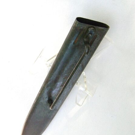 France WW1 era SGCO M1916 Le Vengeur (AVENGER) fighting knife; original metal scabbard; museum quality condition - Image 4