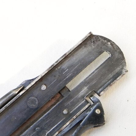 Germany WW2 original late-war takedown SMF Model 2 Luftwaffe/paratrooper "gravity knife" (Fallschirmjäger-Messer); rare transitional type - Image 4