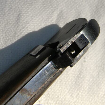 Germany WW2 original late-war takedown SMF Model 2 Luftwaffe/paratrooper "gravity knife" (Fallschirmjäger-Messer); rare transitional type - Image 9