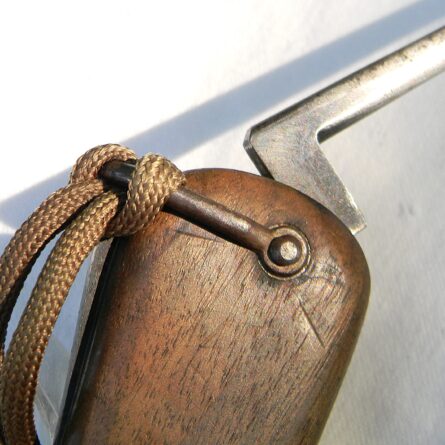 Germany WW2 original late-war takedown SMF Model 2 Luftwaffe/paratrooper "gravity knife" (Fallschirmjäger-Messer); rare transitional type - Image 19