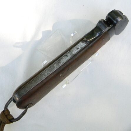 Germany WW2 original late-war takedown SMF Model 2 Luftwaffe/paratrooper "gravity knife" (Fallschirmjäger-Messer); rare transitional type - Image 23