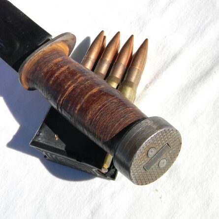 USA WW2 Cattaraugus 225Q Quartermaster Knife, original scabbard; great condition - Image 8