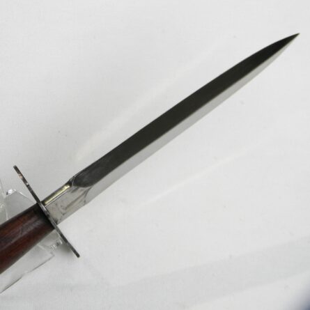 France WW1 era SGCO M1916 Le Vengeur (AVENGER) fighting knife; original metal scabbard; museum quality condition - Image 9