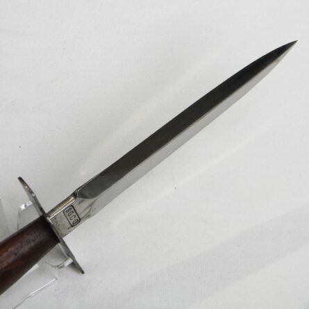 France WW1 era SGCO M1916 Le Vengeur (AVENGER) fighting knife; original metal scabbard; museum quality condition - Image 8