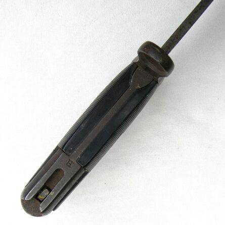 USA WW2 Utica Cutlery M1 bayonet for Garand rifle, NOT a cut-down, orig M7 composition scabbard - Image 11
