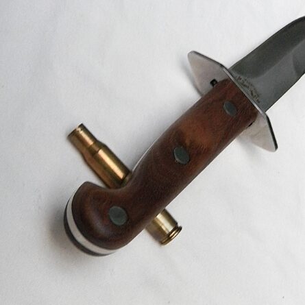 Ek Knives US-made 1990th model WD-10 AUSSIE BOWIE fighting knife, original sheath; rare NIB - Image 13