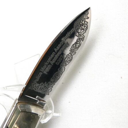 Smith & Wesson USA model 6060 Folding Hunter, circa 1980-1981 Police Marksman Association issue in presentation case - Image 12