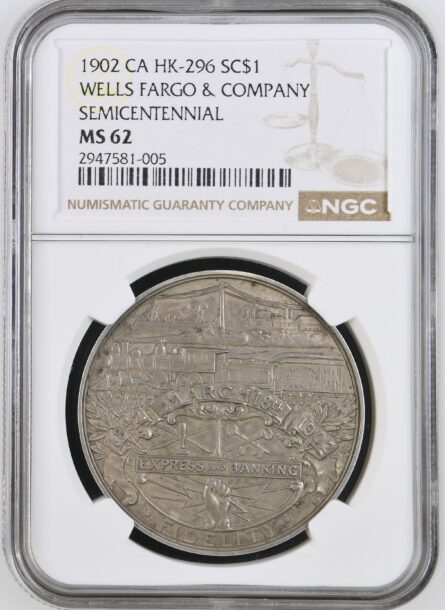 USA 1902 Wells Fargo silver so-called Dollar