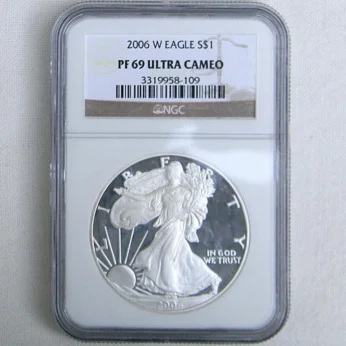 USA 2006W $1 Silver Eagle PF69