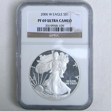 USA 2006W $1 Silver Eagle PF69