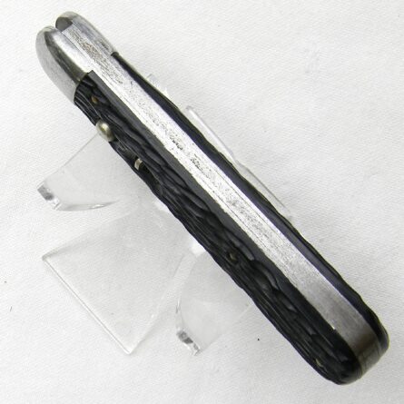 USA Schrade Walden, NY WW2 American paratrooper automatic knife, Type 2 w early jigged bone handle, excellent condition - Image 3