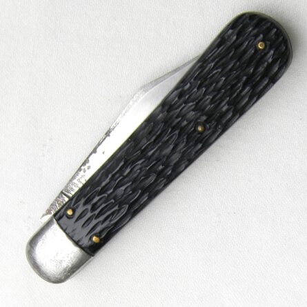 USA Schrade Walden, NY WW2 American paratrooper automatic knife, Type 2 w early jigged bone handle, excellent condition - Image 6