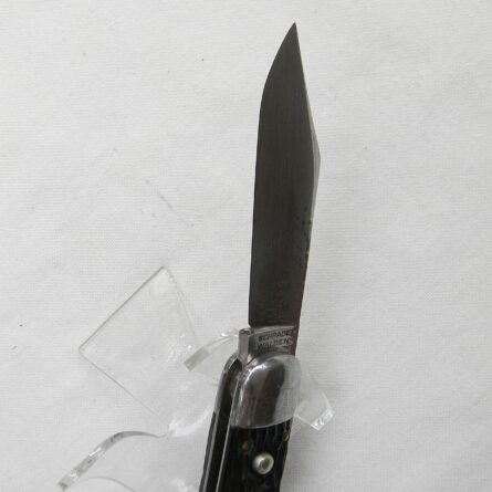 USA Schrade Walden, NY WW2 American paratrooper automatic knife, Type 2 w early jigged bone handle, excellent condition - Image 15