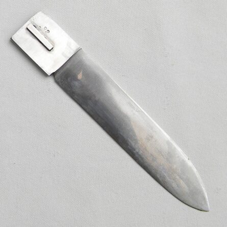 Original 1950th German Bundeswehr SMF takedown Model 2 Luftwaffe/paratrooper "gravity knife" (Fallschirmjäger-Messer); rare type - Image 21