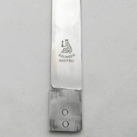 Original 1950th German Bundeswehr SMF takedown Model 2 Luftwaffe/paratrooper "gravity knife" (Fallschirmjäger-Messer); rare type - Image 26