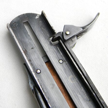 Original 1950th German Bundeswehr SMF takedown Model 2 Luftwaffe/paratrooper "gravity knife" (Fallschirmjäger-Messer); rare type - Image 22