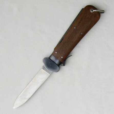 Original 1950th German Bundeswehr SMF takedown Model 2 Luftwaffe/paratrooper "gravity knife" (Fallschirmjäger-Messer); rare type - Image 11