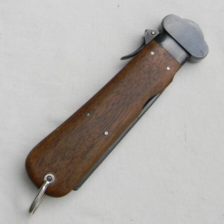 Original 1950th German Bundeswehr SMF takedown Model 2 Luftwaffe/paratrooper "gravity knife" (Fallschirmjäger-Messer); rare type - Image 3