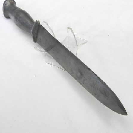 Original WW2 era "private purchase" type fighting knife with cast aluminum handle, orig scabbard; scarce type - Image 9