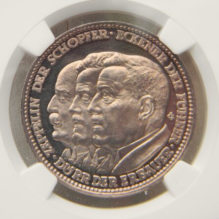 Germany Graf Zeppelin airship 1929 flight silver medal