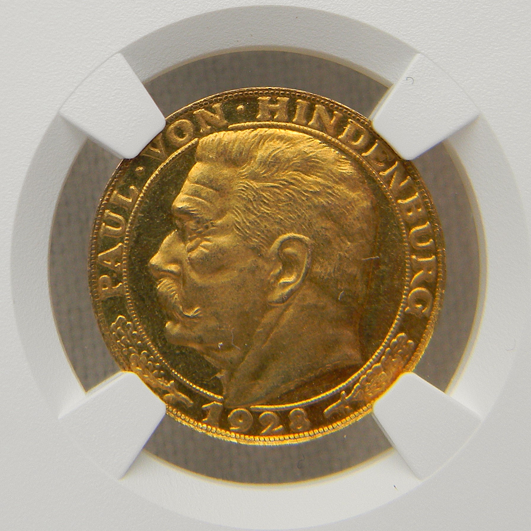 Germany 1928 Hindenburg gold