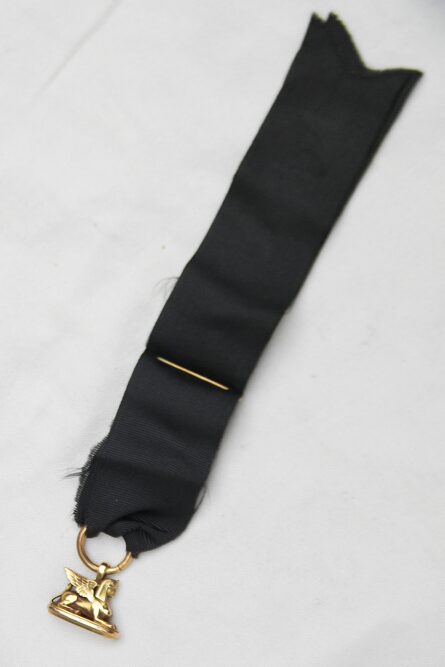 gold sphinx fob pendant
