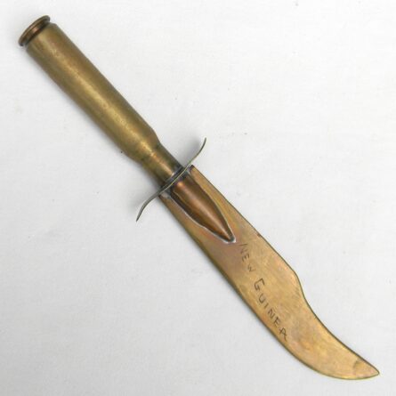 WW2 New Guinea trench art letter opener