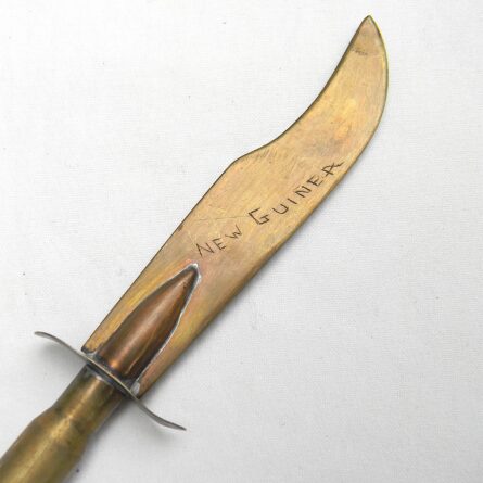 WW2 New Guinea trench art letter opener
