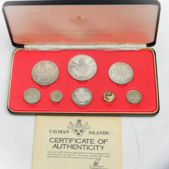 Cayman Islands 1975 proof set