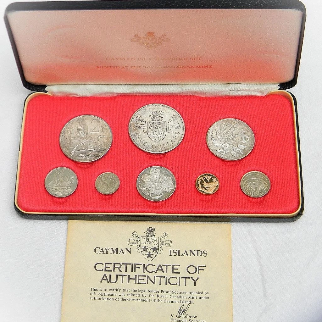 Cayman Islands 1975 proof set