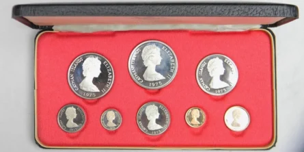 Cayman Islands 1975 proof set