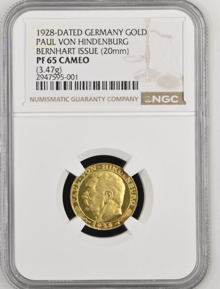 Germany 1928 Hindenburg gold